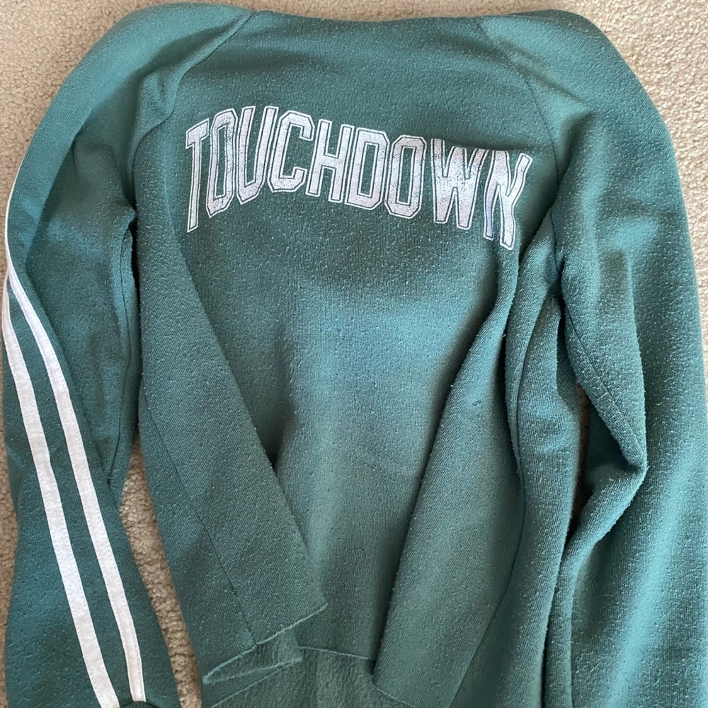 football CROPPED hoodie